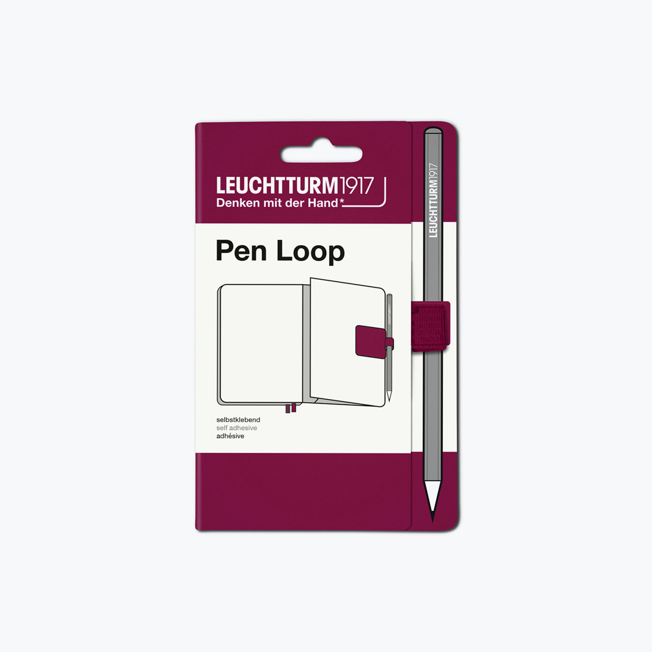 Leuchtturm1917 pen loop in port red