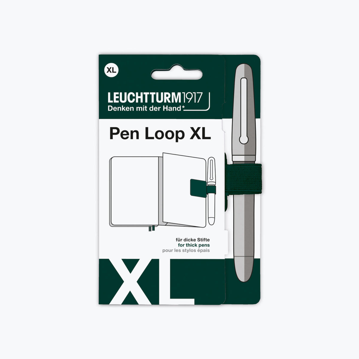 XL Leuchttturm1917 pen loop in forest green