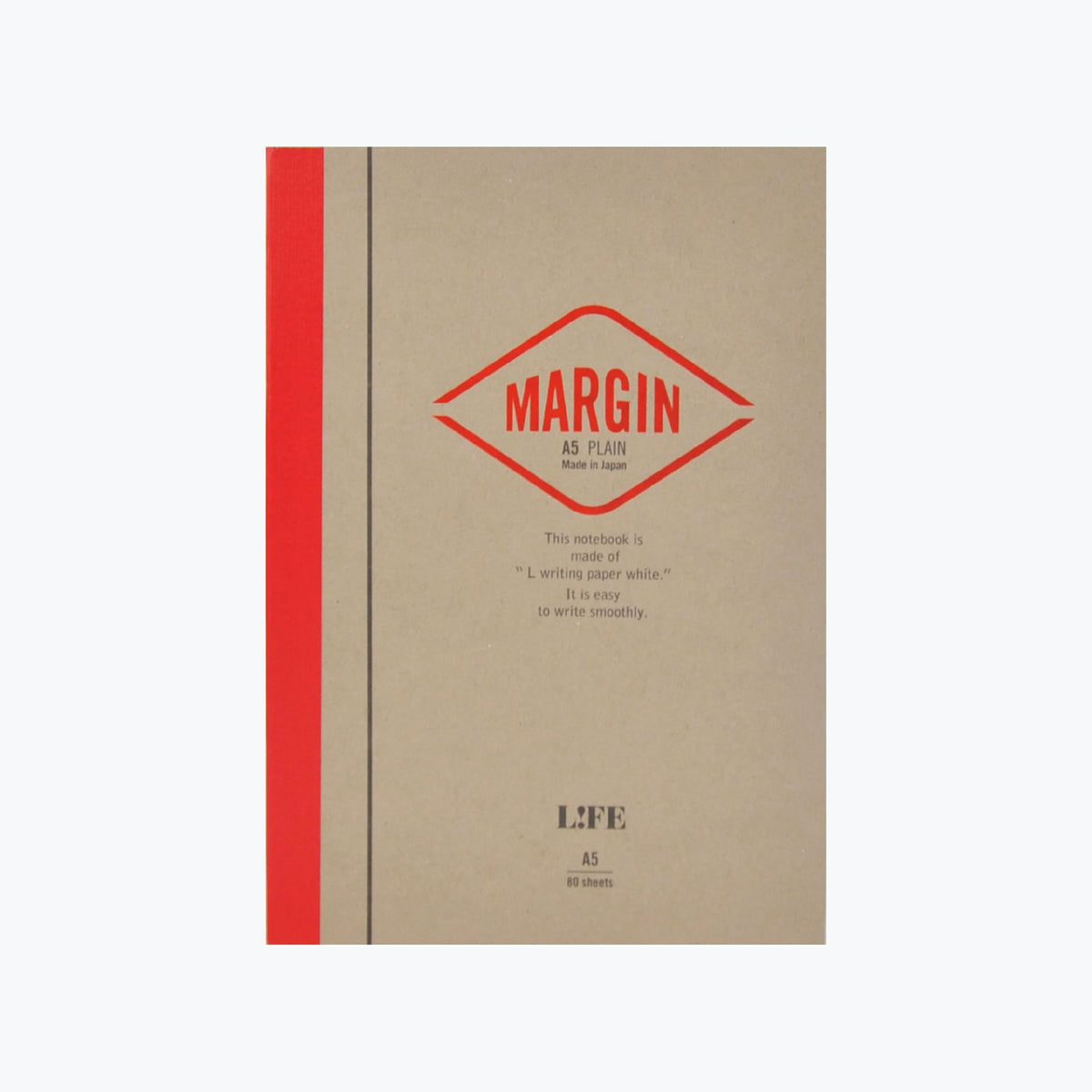 Life Stationery - Notebook - Margin - A5 - Plain