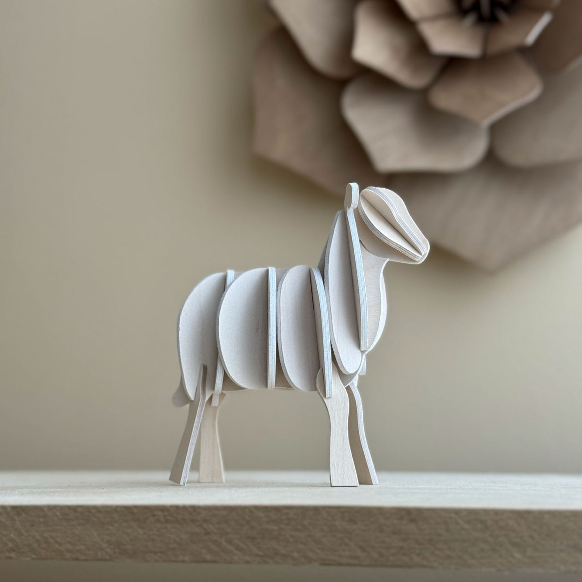 Lovi - Ornament - Lamb - 14cm - White Mix