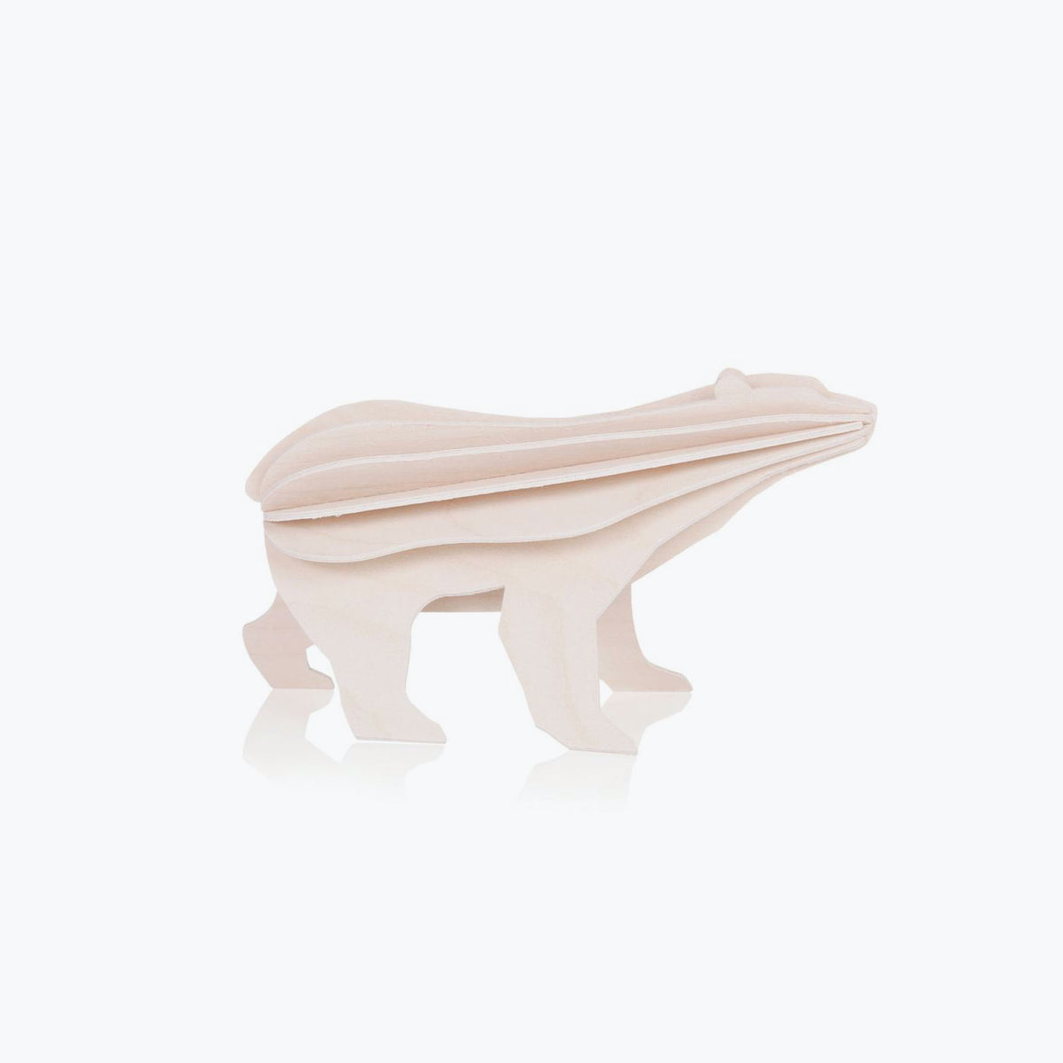 Lovi - Ornament - Polar Bear - 7cm - Translucent White