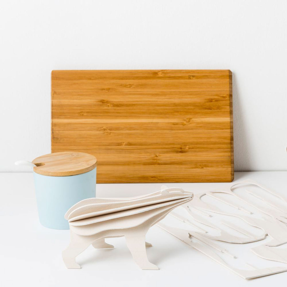 Lovi - Ornament - Polar Bear - 7cm - Translucent White