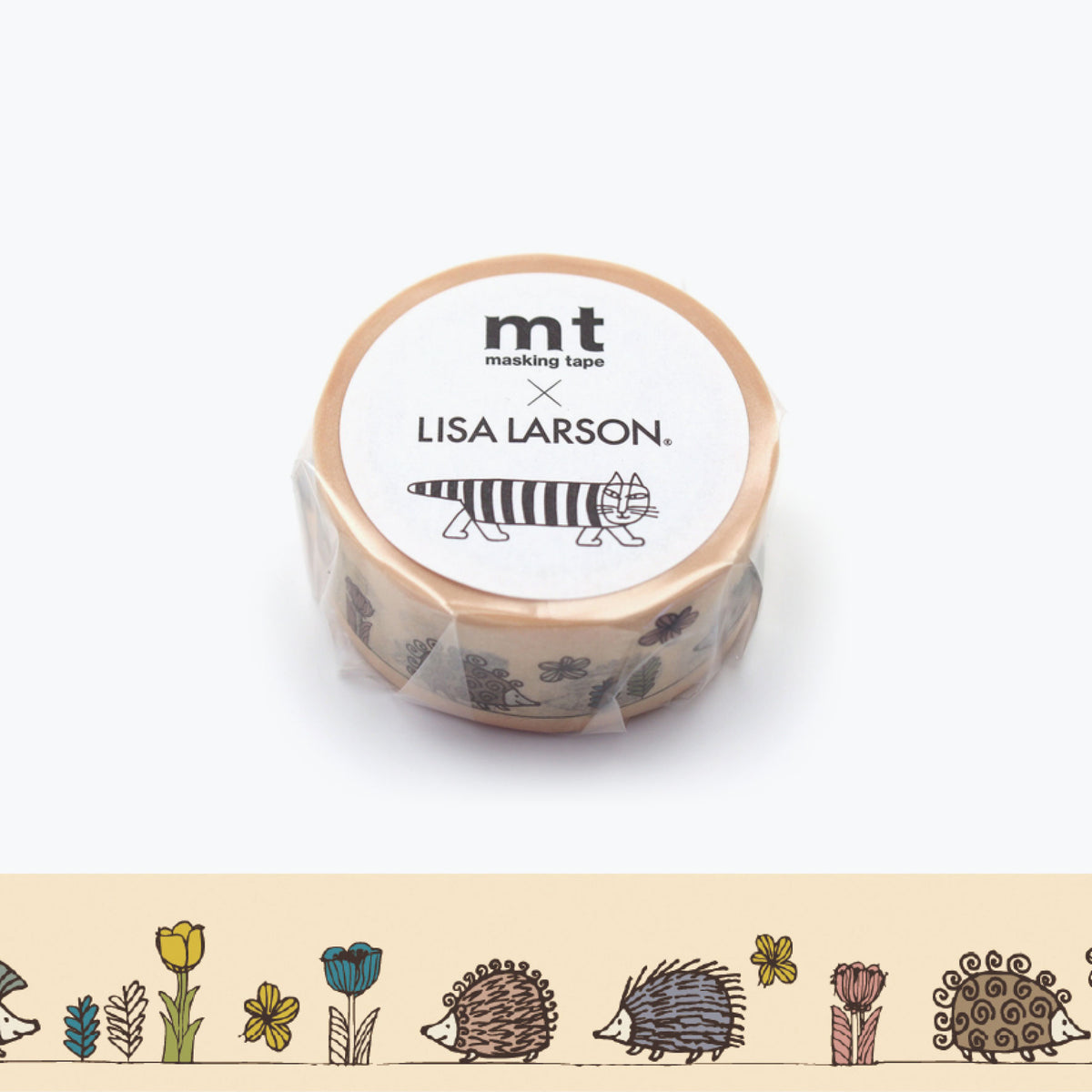 MT Masking Tape - Washi Tape - Lisa Larson - Hedgehog Garden