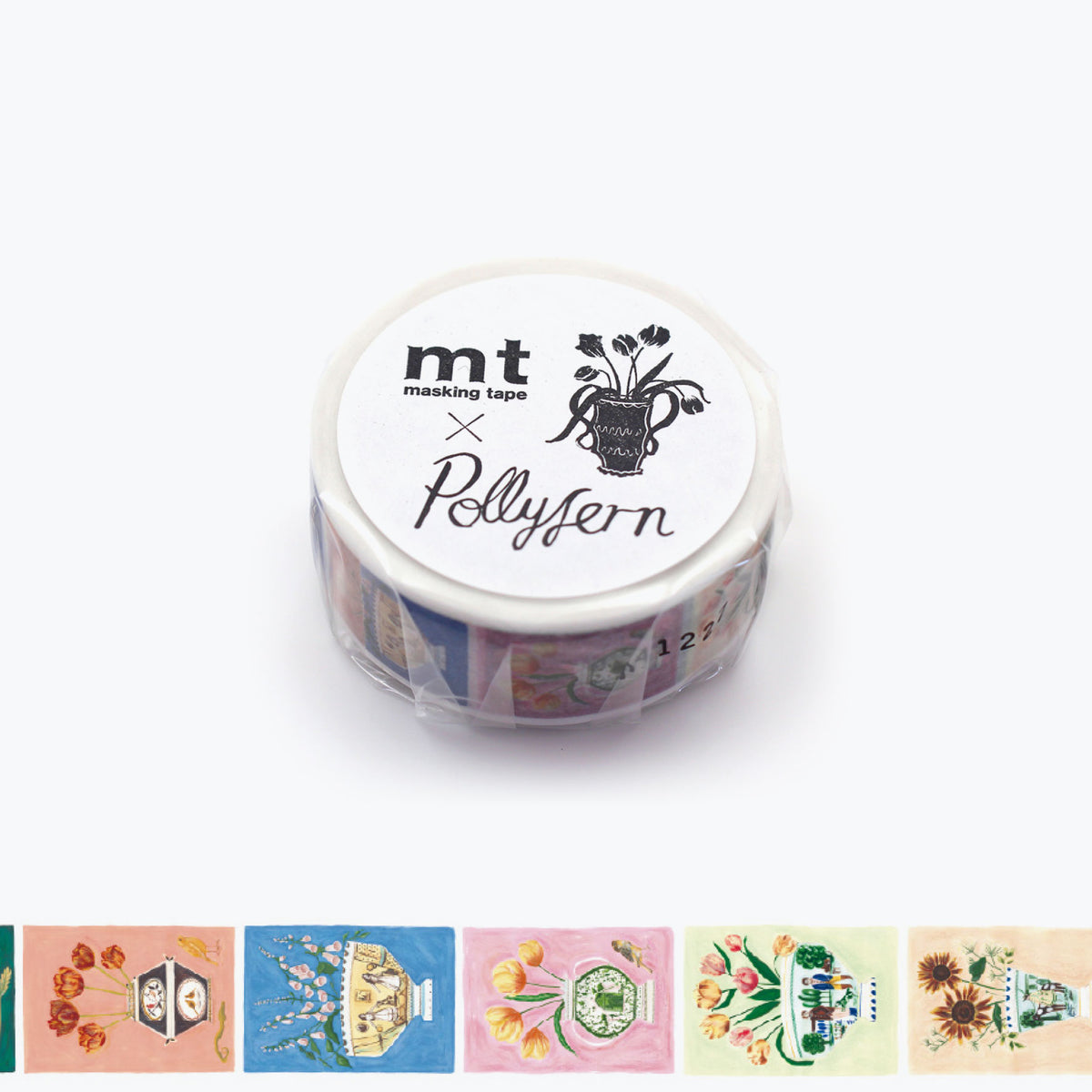 MT Masking Tape - Washi Tape - Polly Fern - Flowers