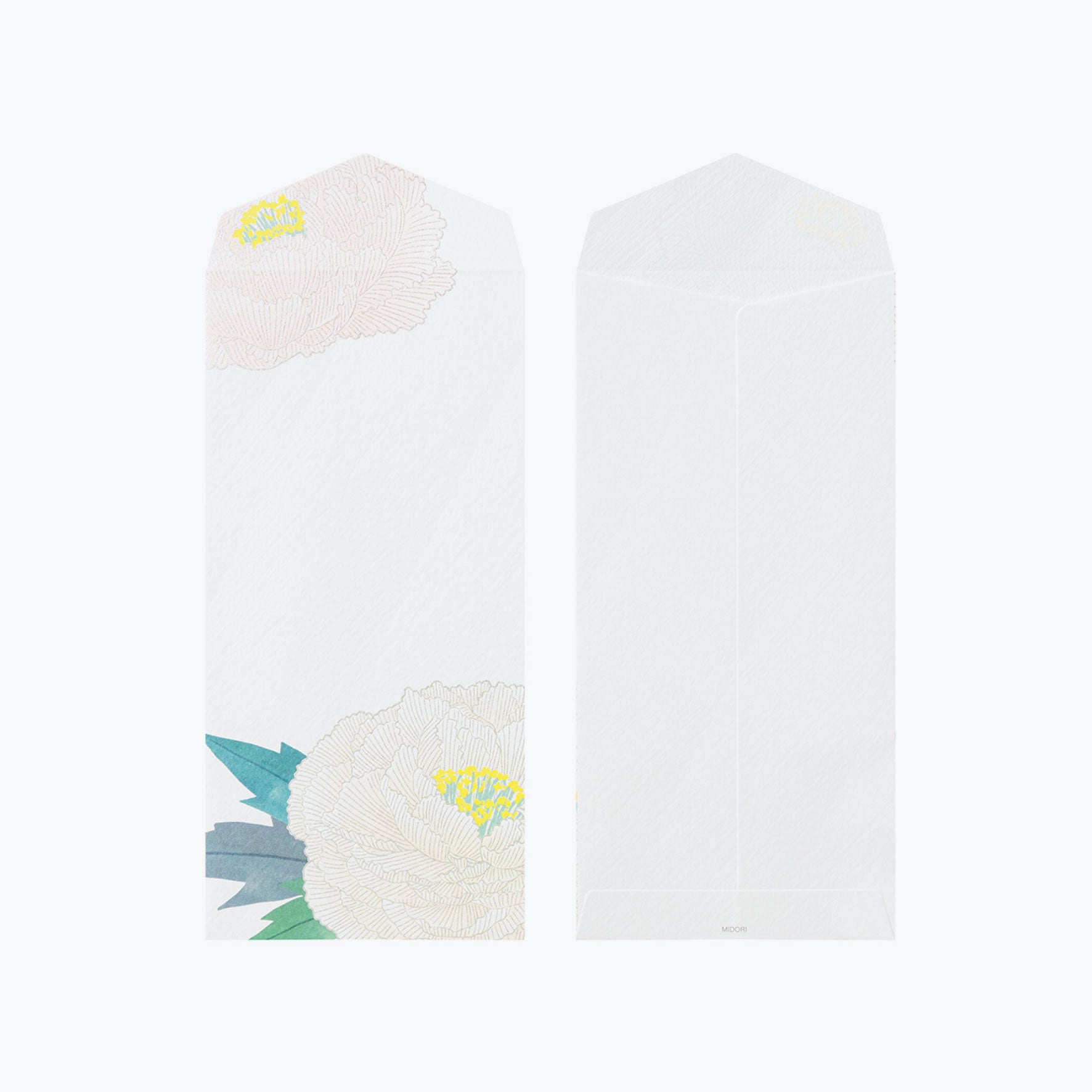 Midori - Letter Set - Kami - Winter Peony
