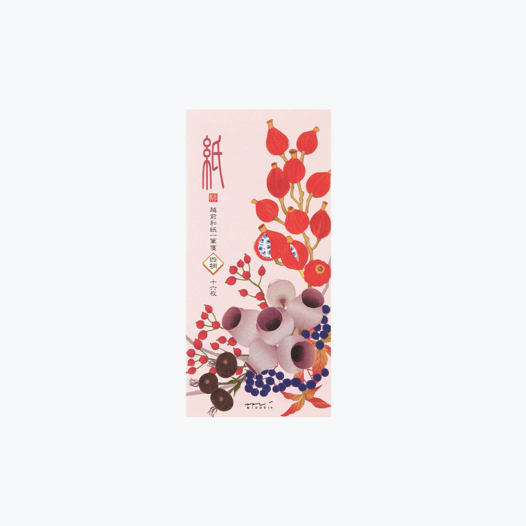Midori - Letter Pad - Kami - Autumn Wreath
