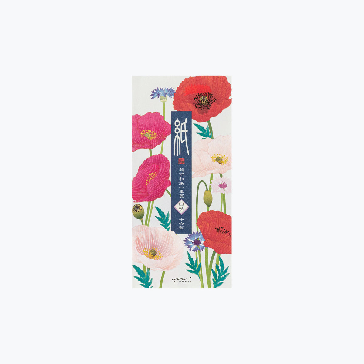 Midori - Letter Pad - Kami - Poppy