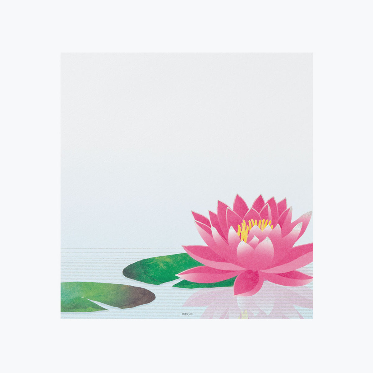 Midori - Letter Set - Kami - Water Lily Reflection