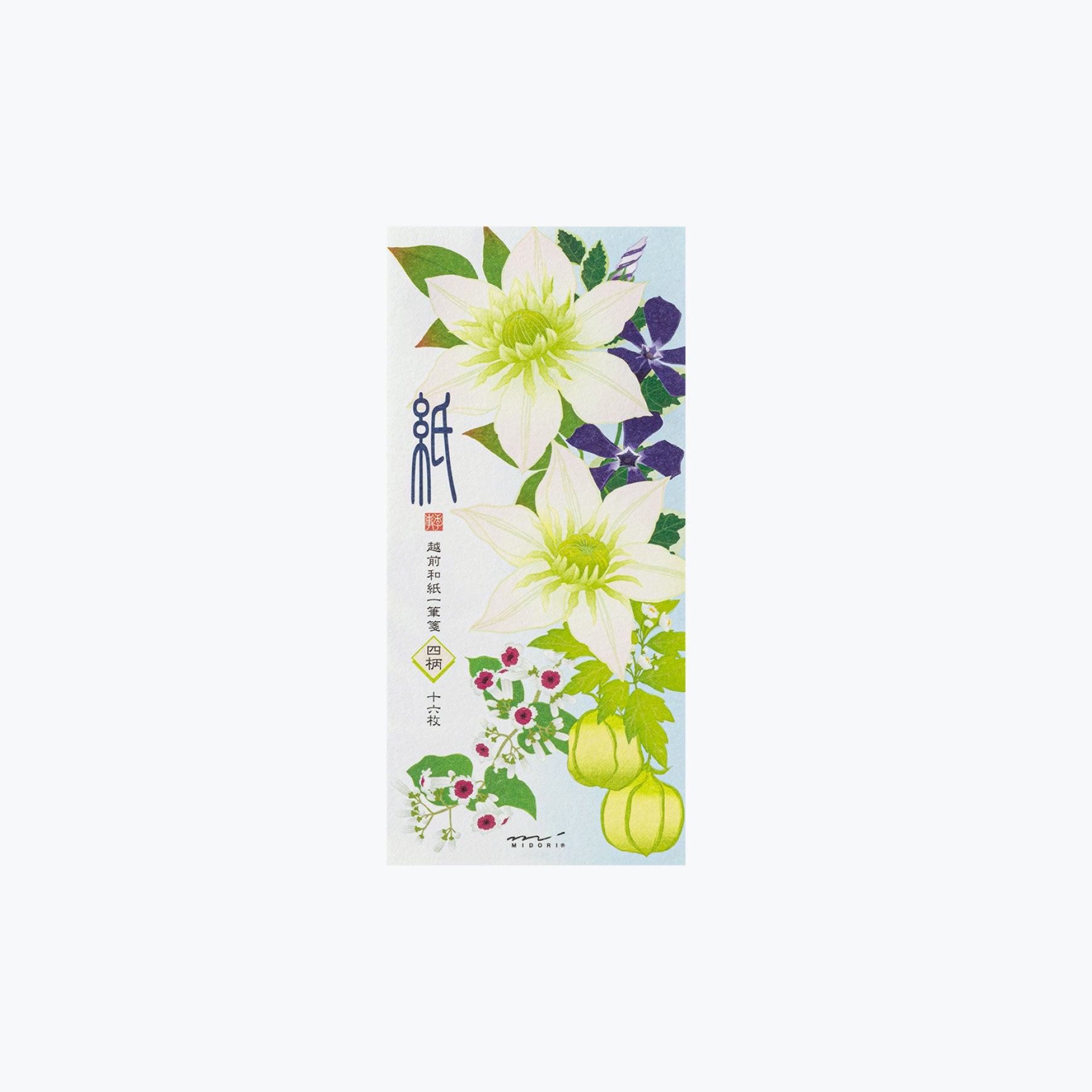 Midori - Letter Pad - Kami - Summer Flowers