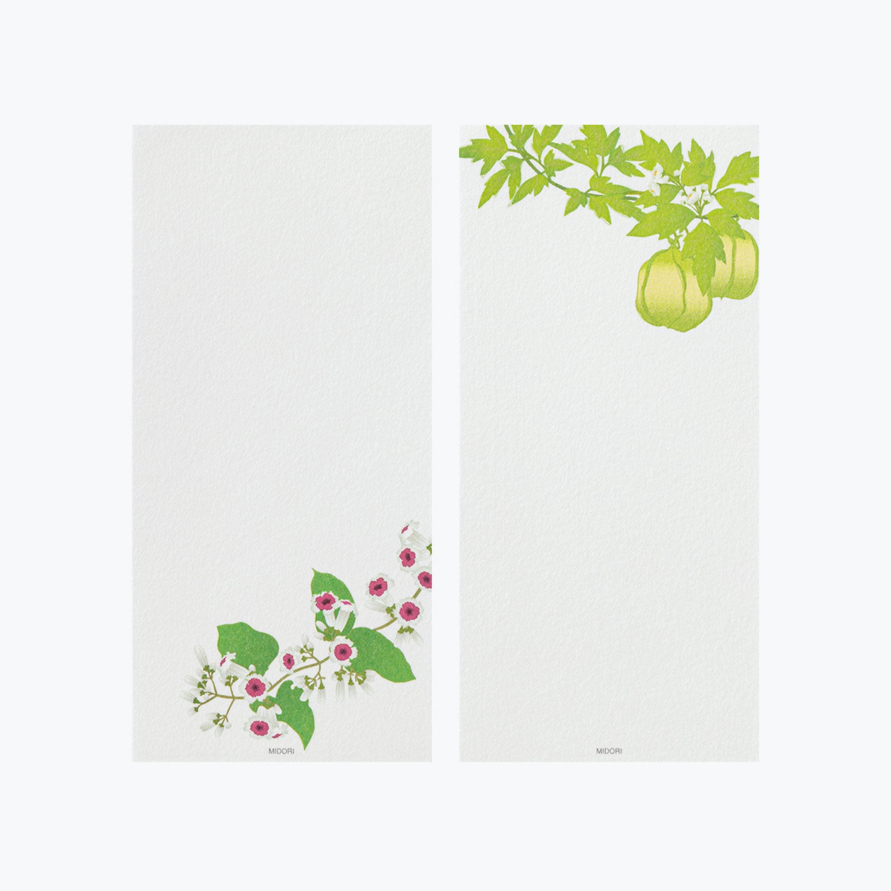 Midori - Letter Pad - Kami - Summer Flowers