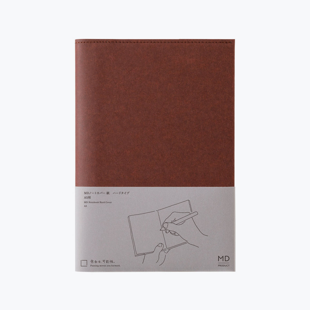 Midori - Notebook Cover - Hard - A5 - Brown