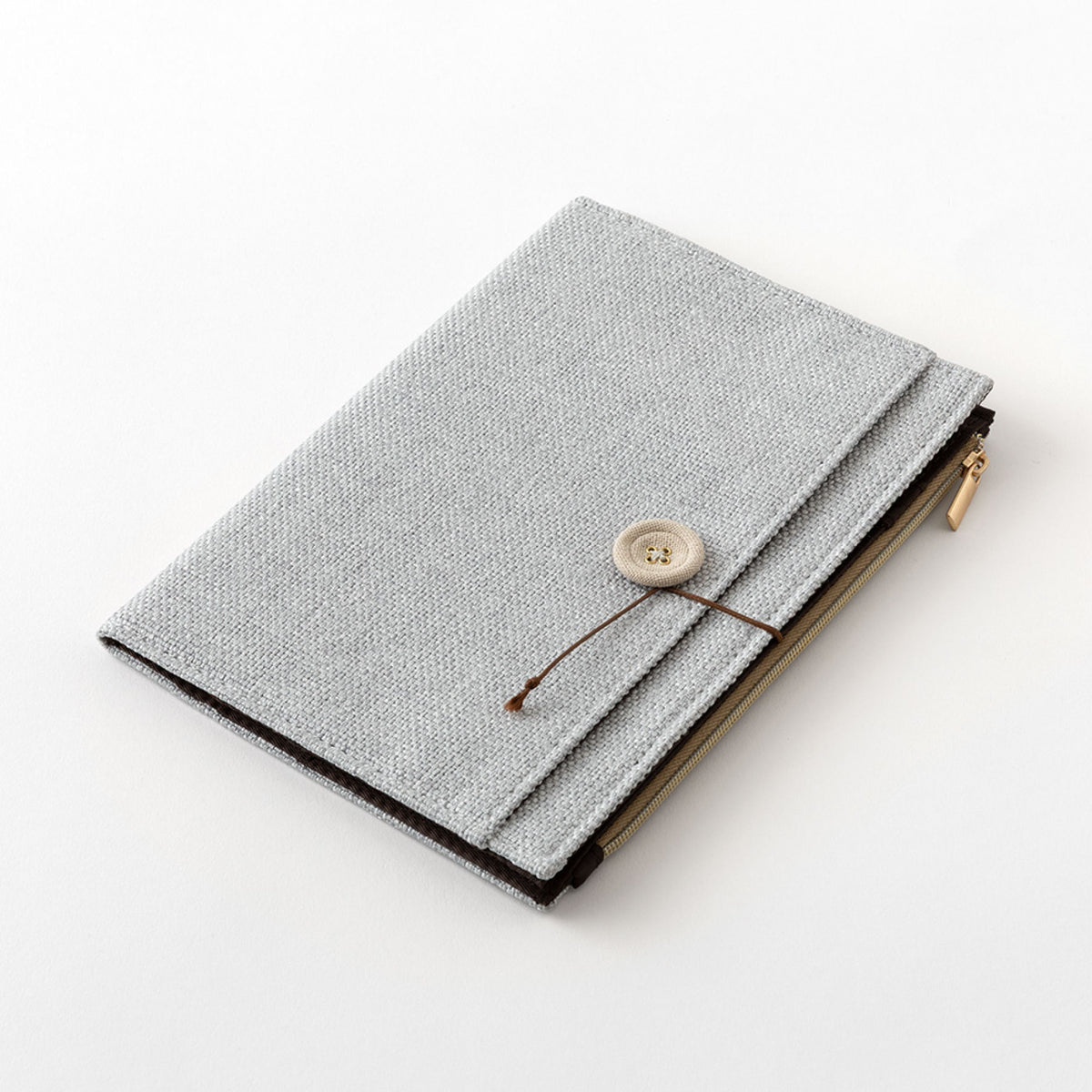 Midori - Notebook Cover - Yuru Log - B6 - Cloth Gray