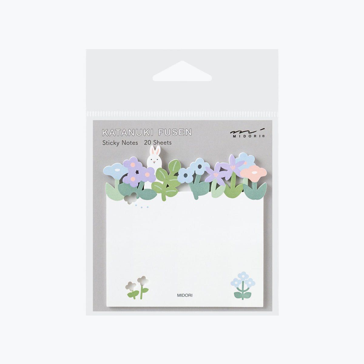 Midori - Notepad - Sticky Notes - Die-Cut - Flower Garden