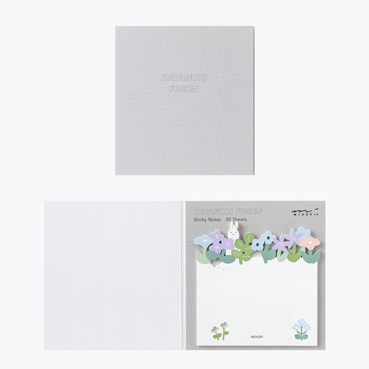 Midori - Notepad - Sticky Notes - Die-Cut - Flower Garden