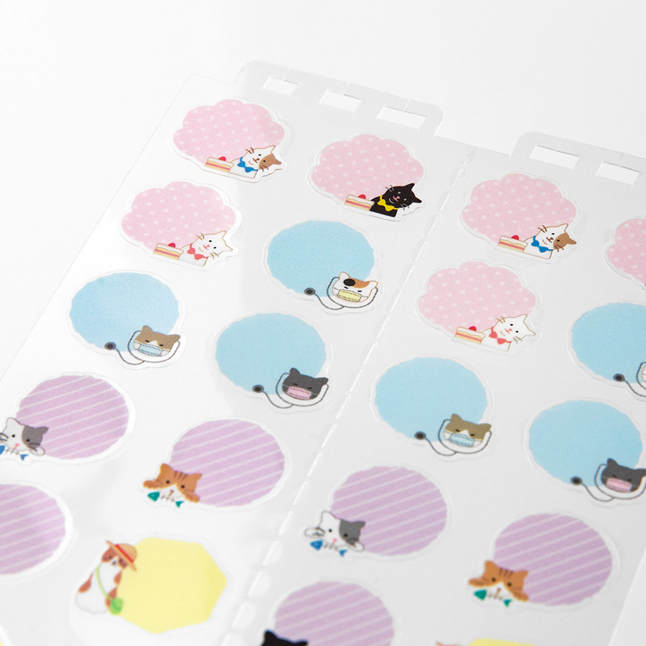 Midori - Planner Sticker - Calendar - Cats Large <Outgoing>