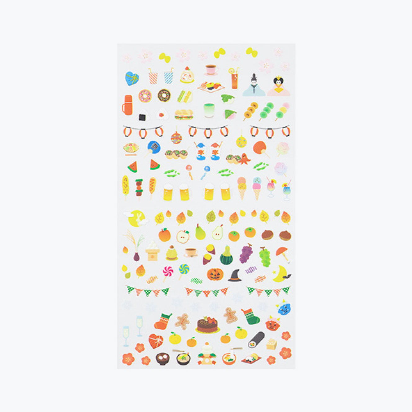 Midori - Planner Sticker - Seal Collection - Season Food