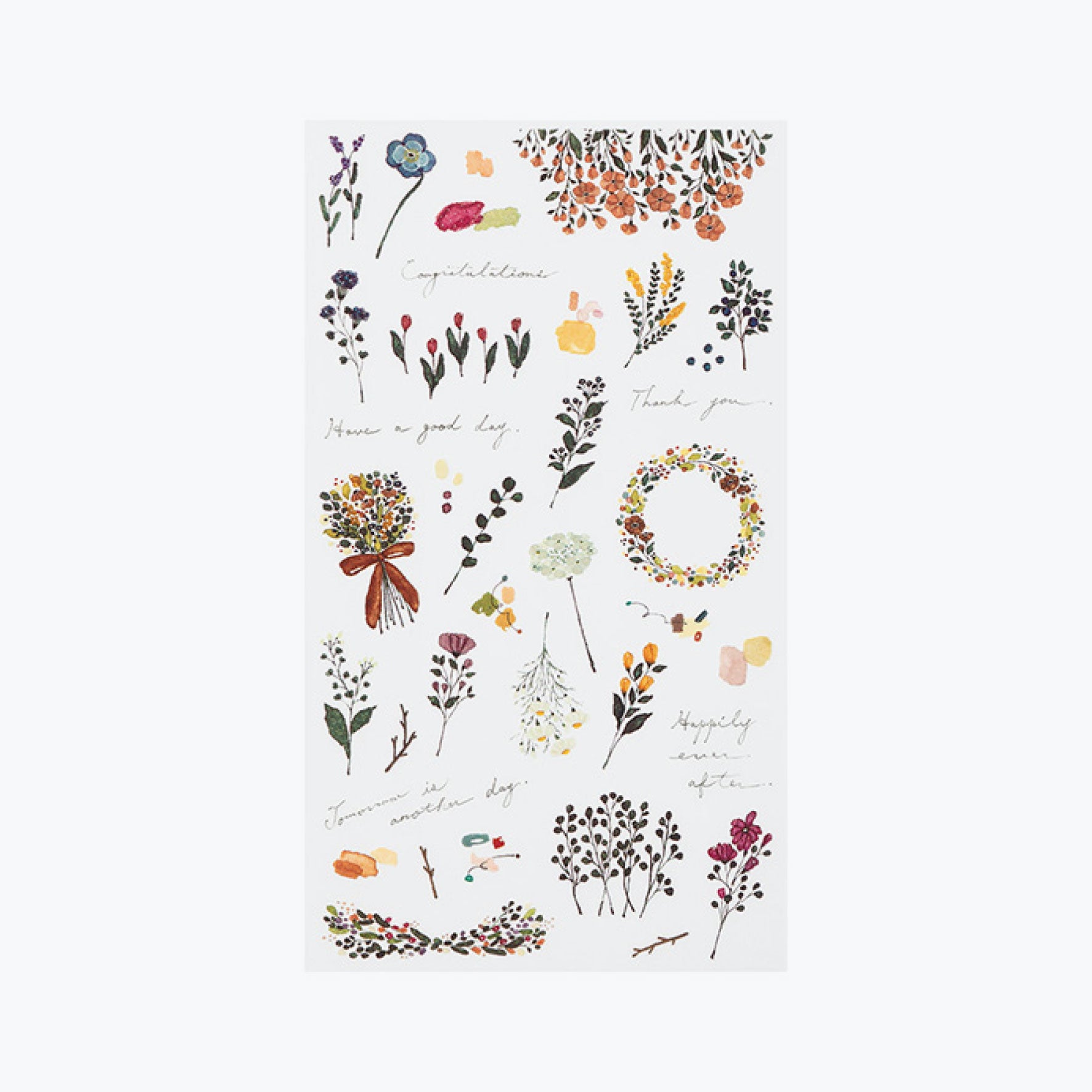 Midori - Sticker Seal - Transfer - Floral