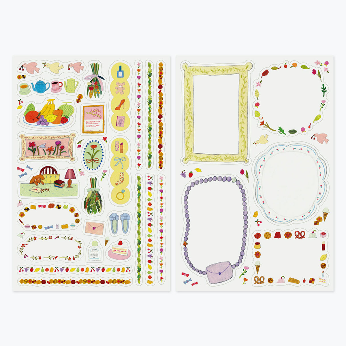 Midori - Planner Sticker - Yuru Log - My Life (2 Sheets)
