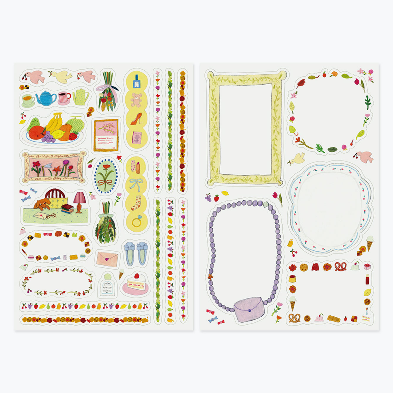 Midori - Planner Sticker - Yuru Log - My Life (2 Sheets)