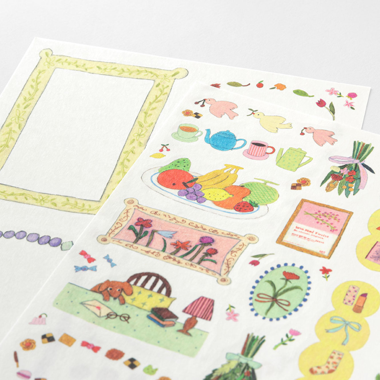 Midori - Planner Sticker - Yuru Log - My Life (2 Sheets)