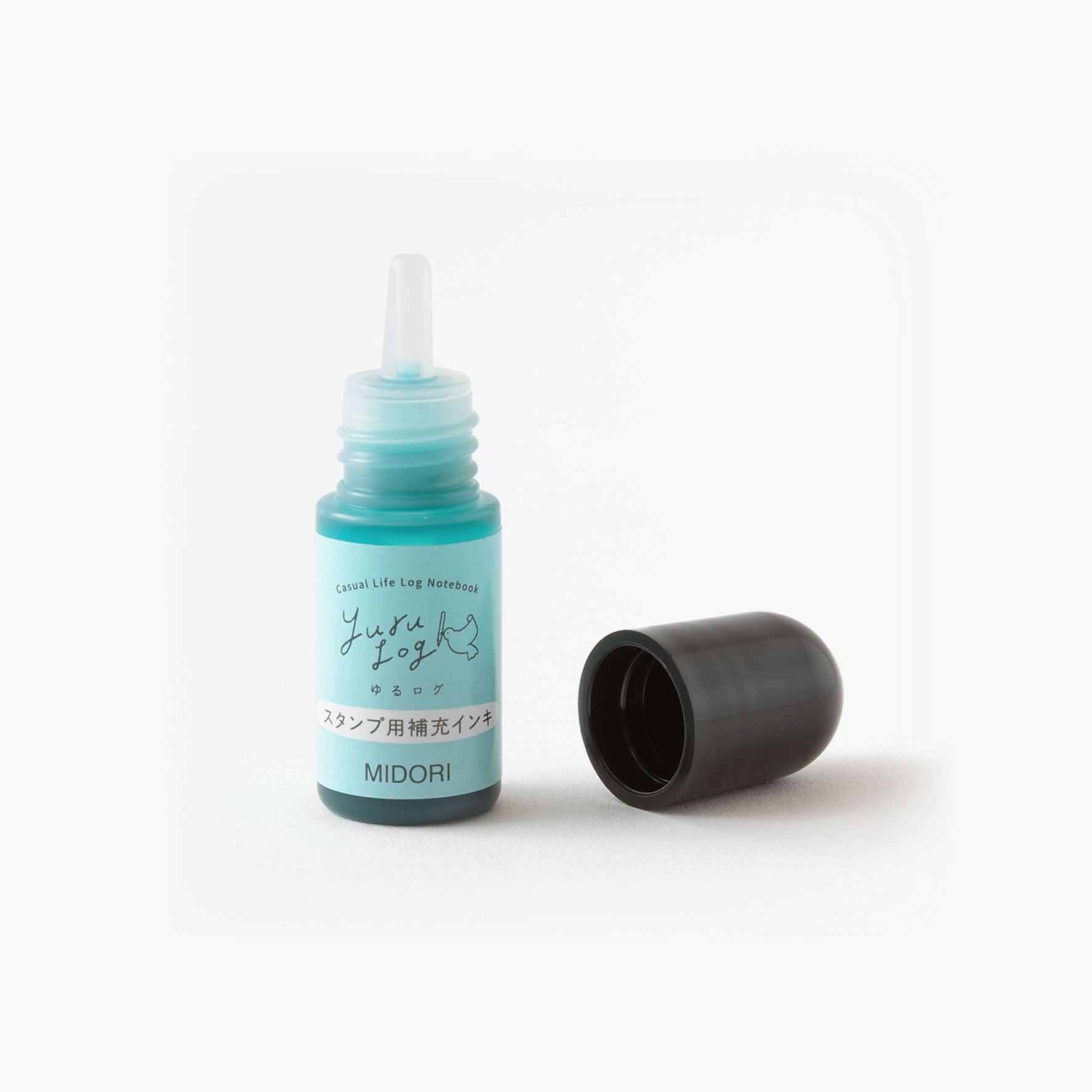Midori - Stamp Refill - Yuru Log - Pre-Inked - Blue
