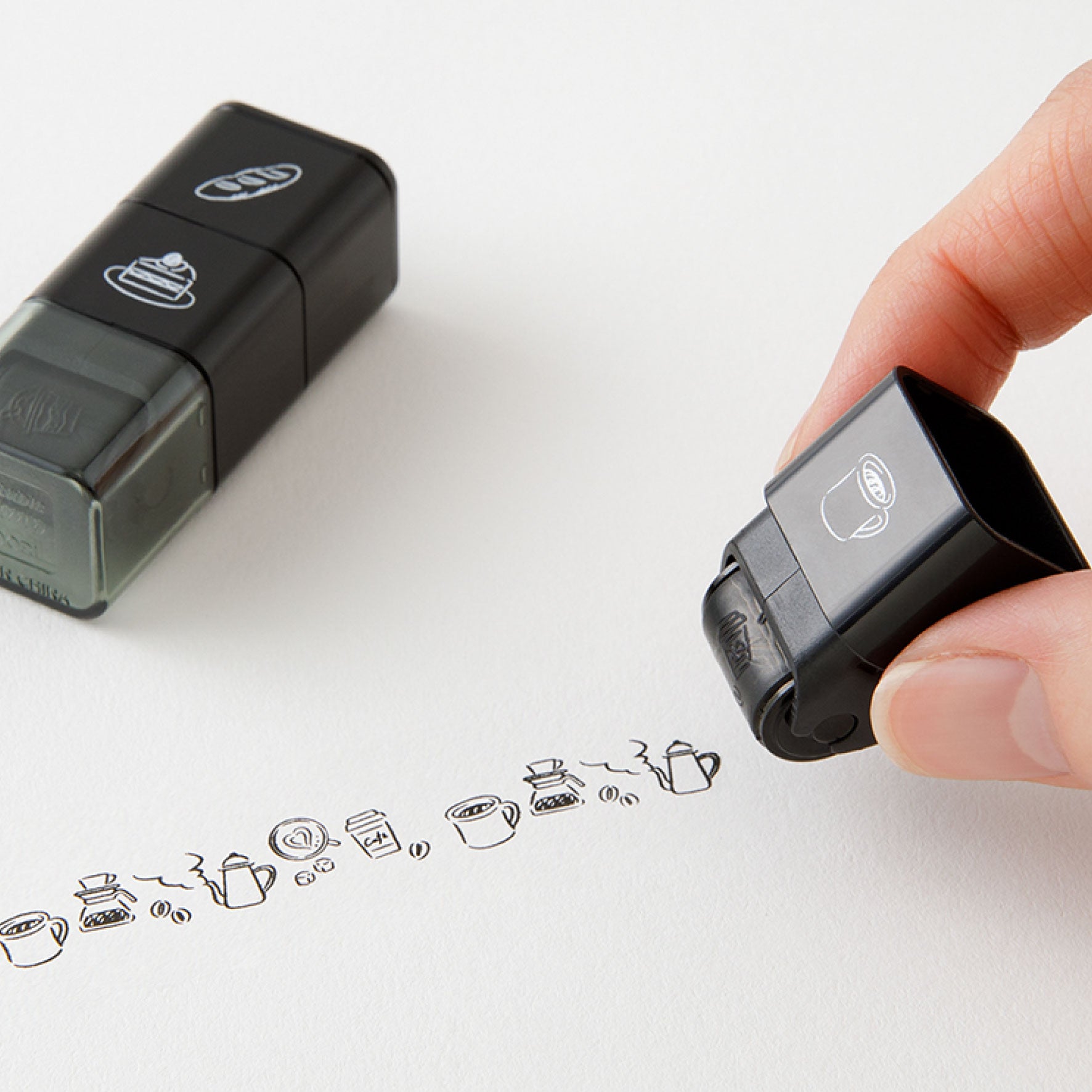 Midori - Stamp - Roller - Cafe