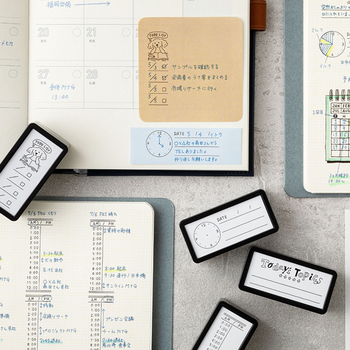 Midori - Stamp - Self-Inking Mini - To Do List