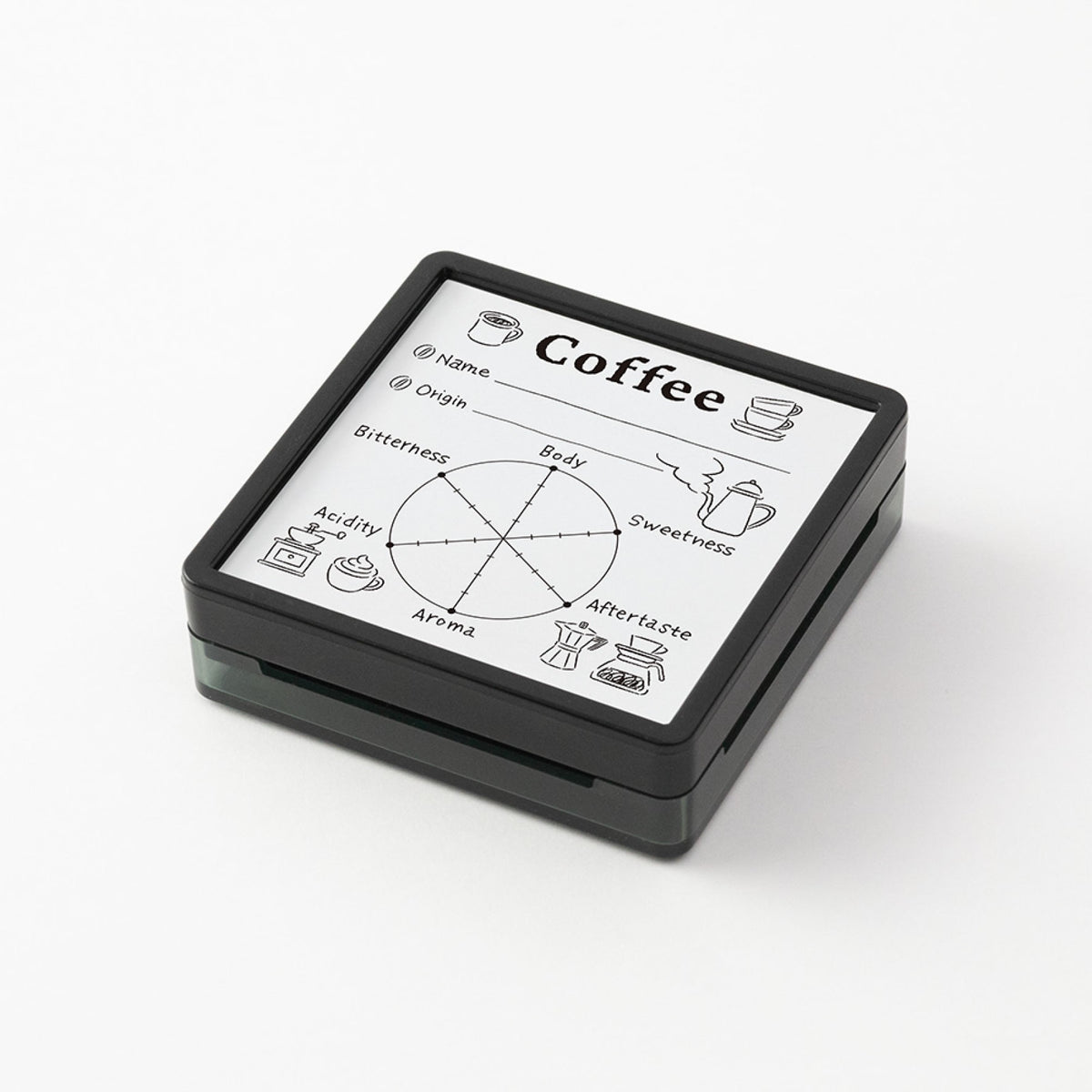 Midori - Stamp - Self-Inking - Coffee