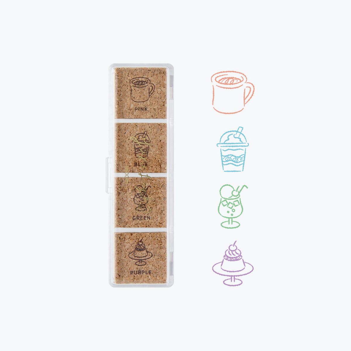 Midori - Stamp - Yuru Log - Pre-Inked - Cafe