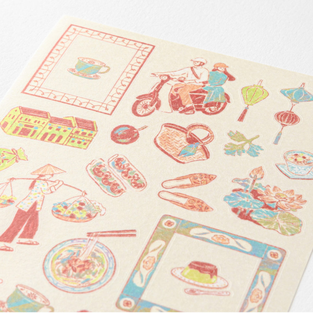 Midori - Planner Sticker - Sticker Collection - Vietnamese Motifs