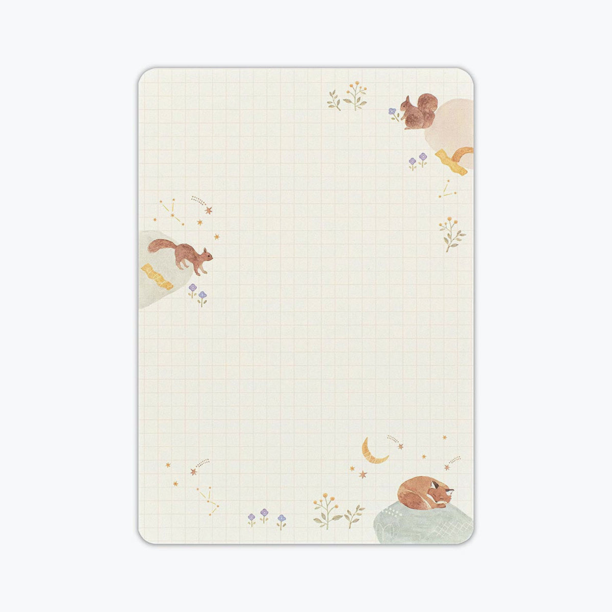 NB Japan - Letter Set - Awairo - Squirrel & Fox