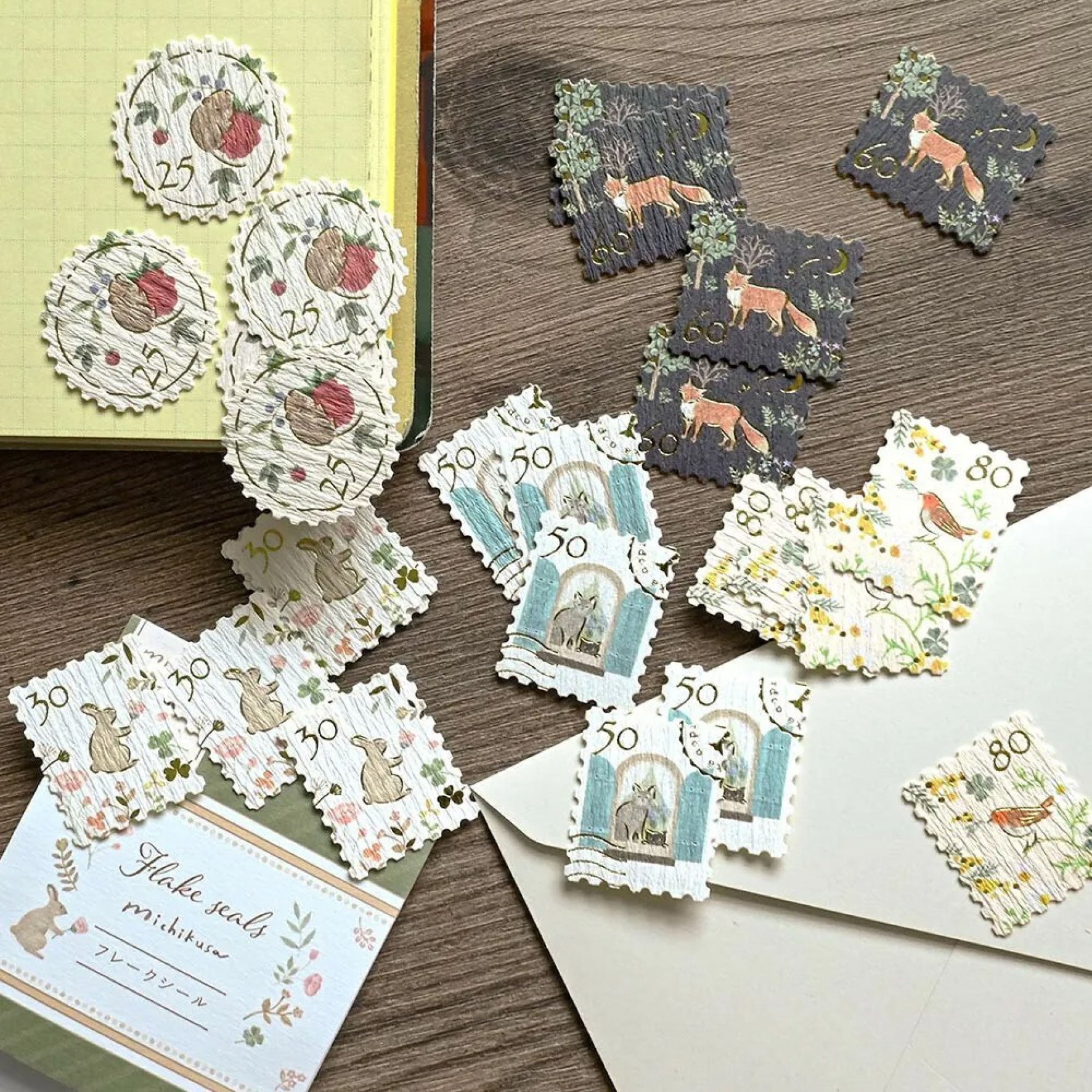 NB Japan - Planner Sticker - Flake Seal - Michikusa