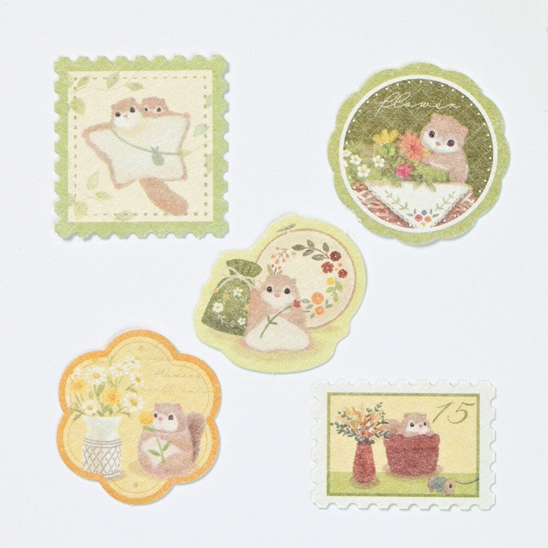 NB Japan - Planner Sticker - Flake Seal - Mattari Animals - Momonga