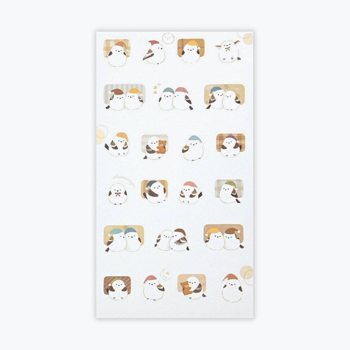 NB Japan - Planner Sticker - Mattari Animals - Shimaenaga