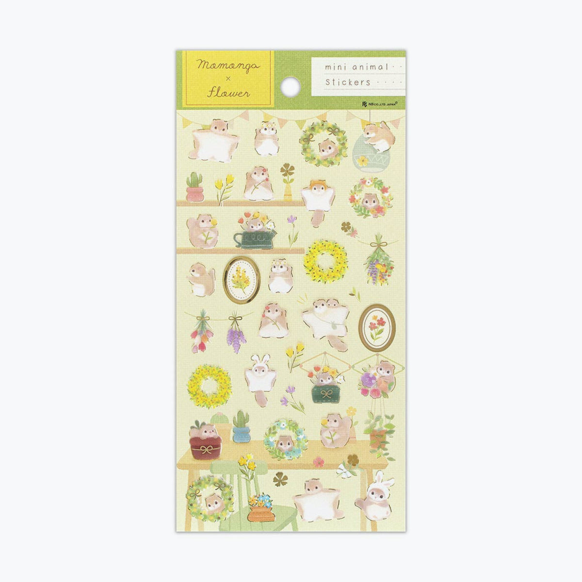 NB Japan - Planner Sticker - Mattari Animals Foil - Momonga