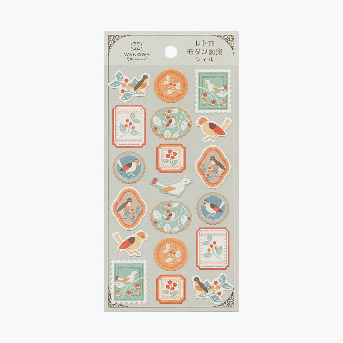 NB Japan - Planner Sticker - Wanowa - Birds & Fruit