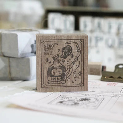 Black Milk Project - Stamp - Neko Mail (Ink)(L)