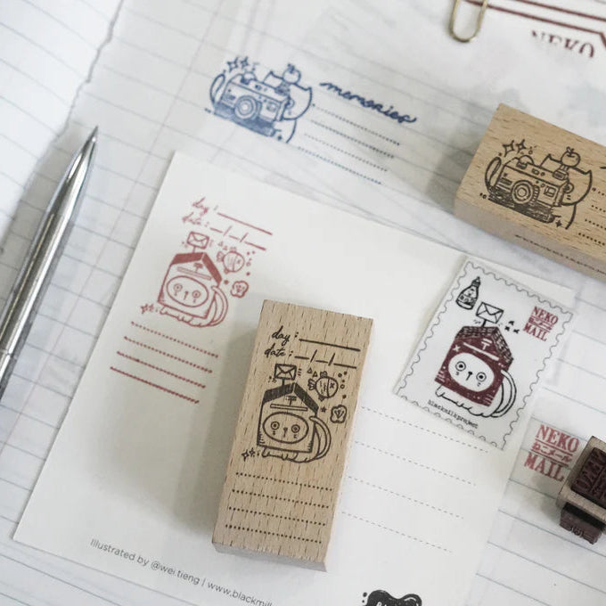 Black Milk Project - Stamp - Neko Mail (House)(Label)