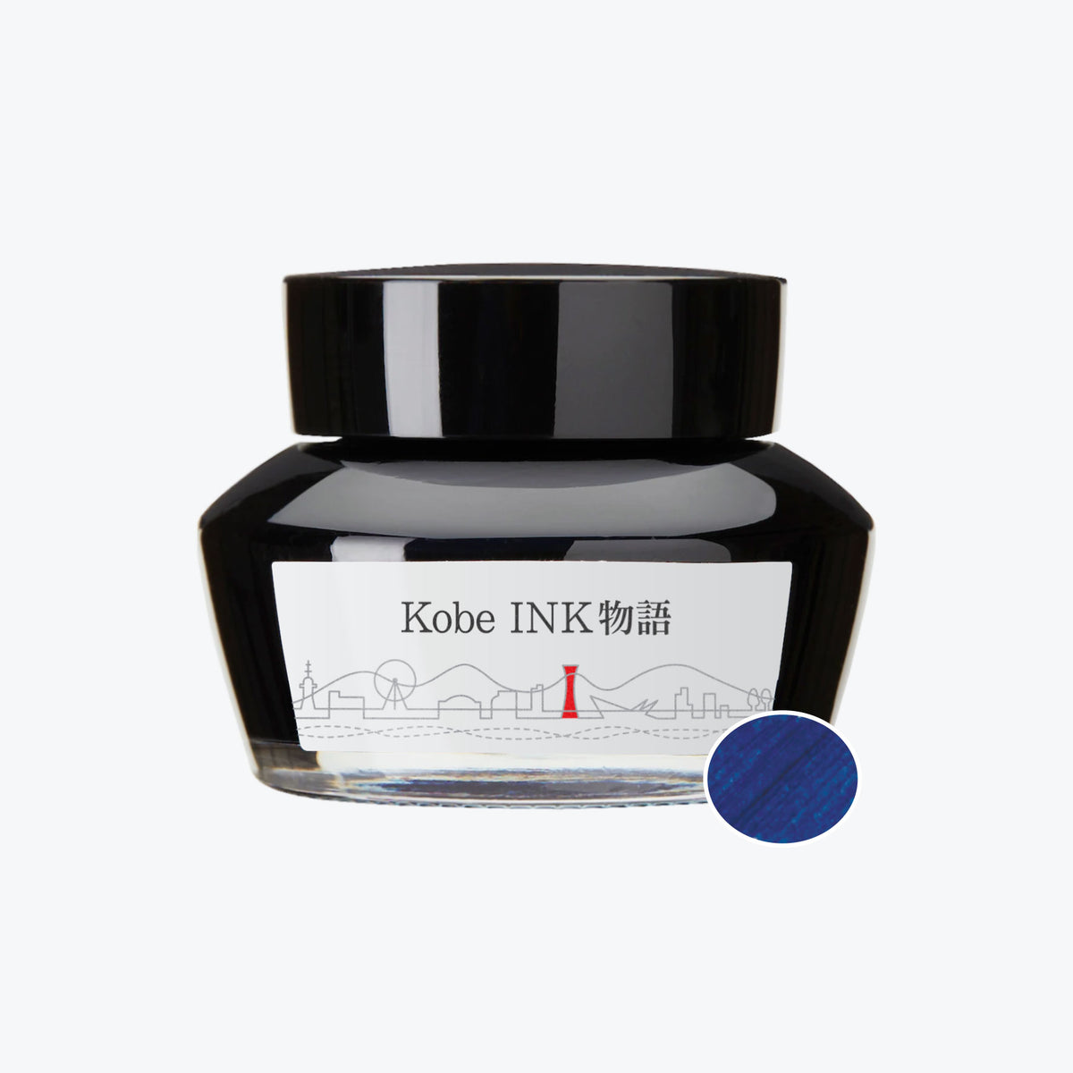 Nagasawa - Fountain Pen Ink - Kobe INK Story - No.07 Kaikyo Blue