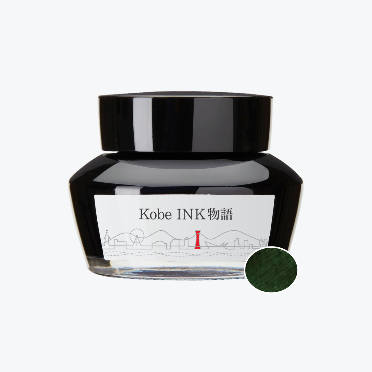 Nagasawa - Fountain Pen Ink - Kobe INK Story - No.01 Rokko Green