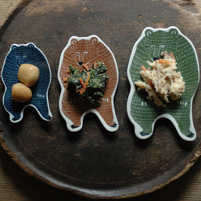 Classiky - Tray - Kata Kata Green Bear (Large)