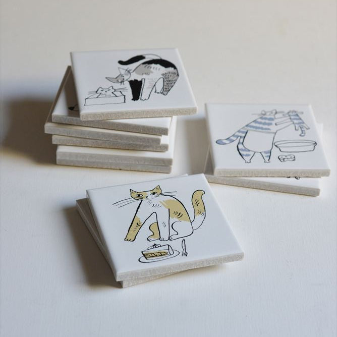 Classiky - Tiger Cat Bonbon Printed Tile 08