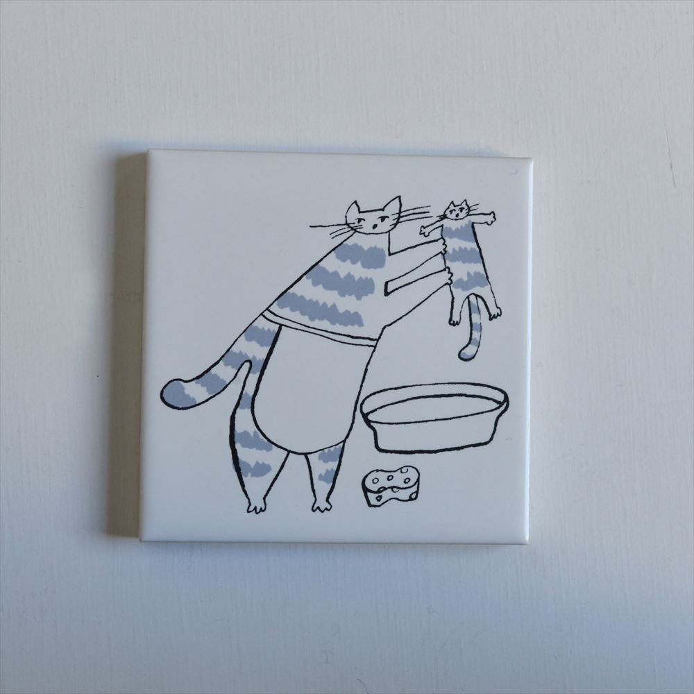 Classiky - Tiger Cat Bonbon Printed Tile 09