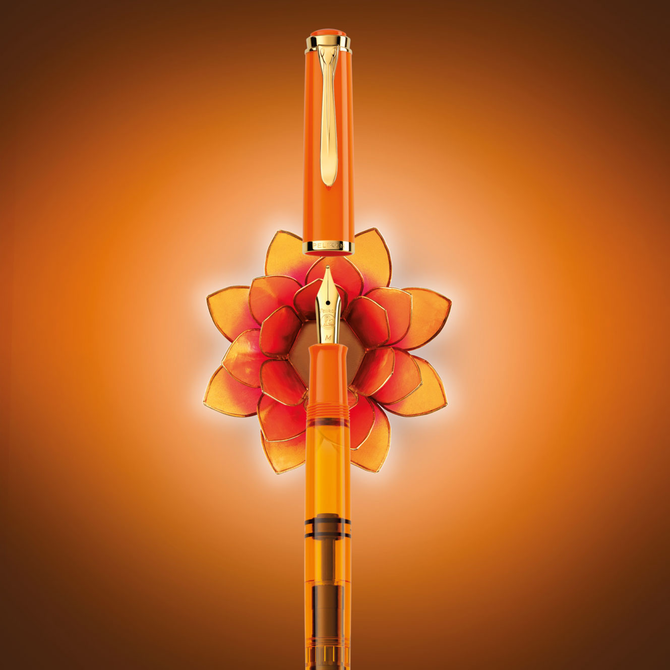 Pelikan - Fountain Pen - Classic M200 - Orange Delight <Outgoing>