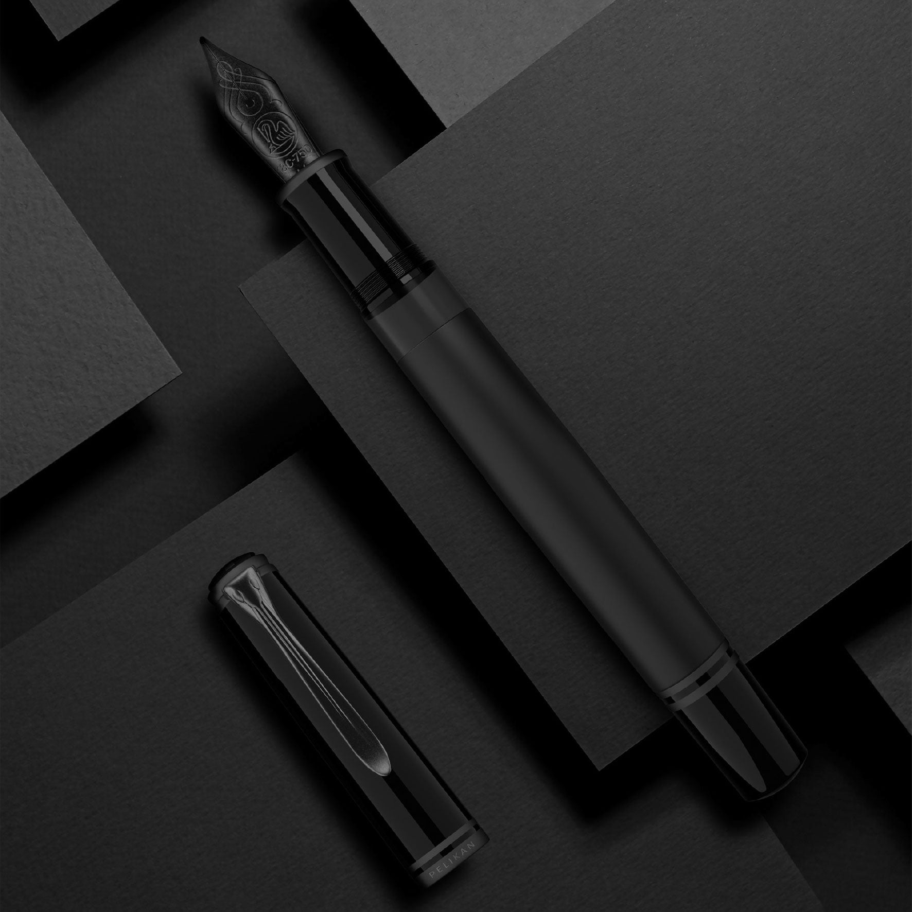 Pelikan - Fountain Pen - Souverän M809 - Black Matt <Outgoing>