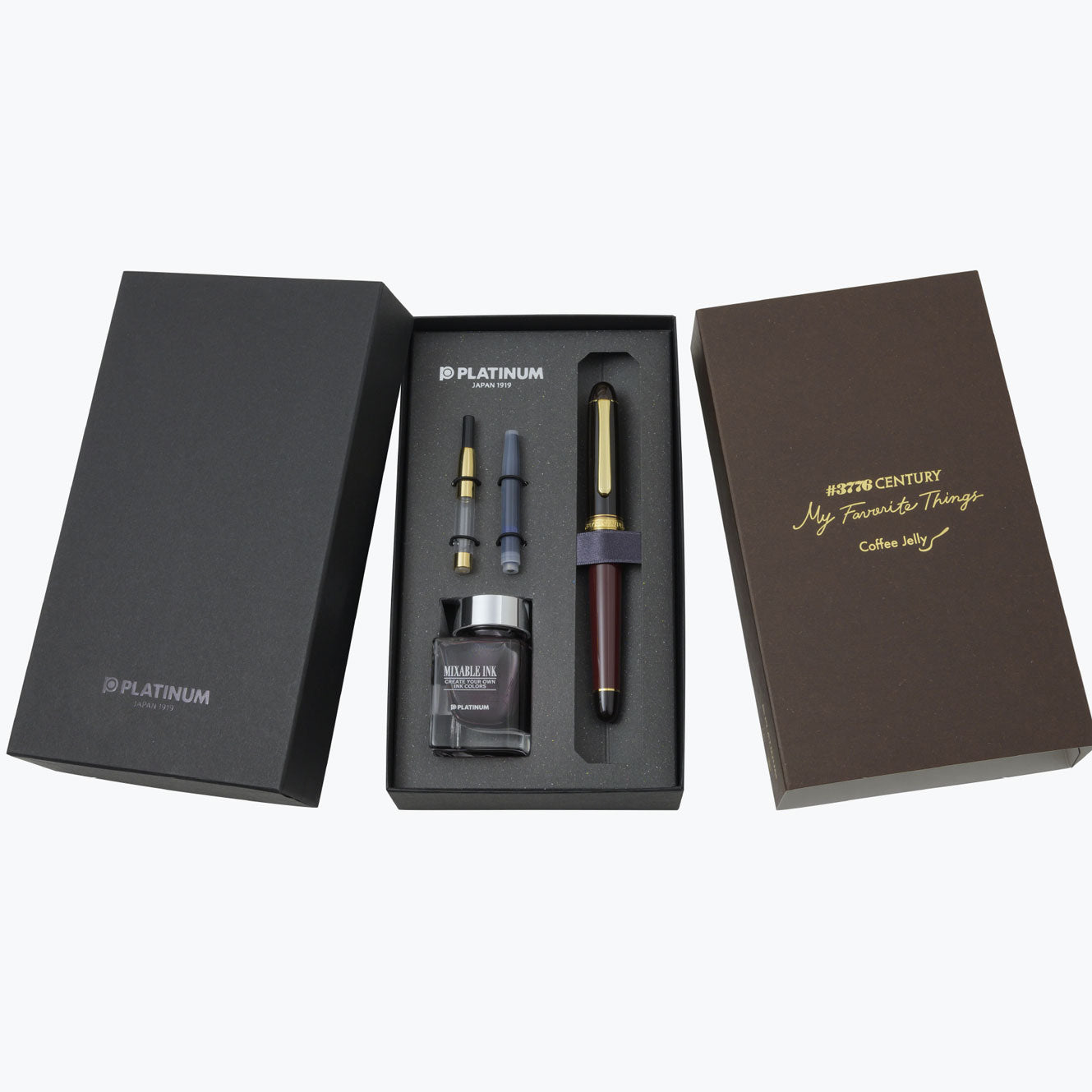 Platinum - Fountain Pen Set - #3776 Century - My Favorite Things - Coffee Jelly
