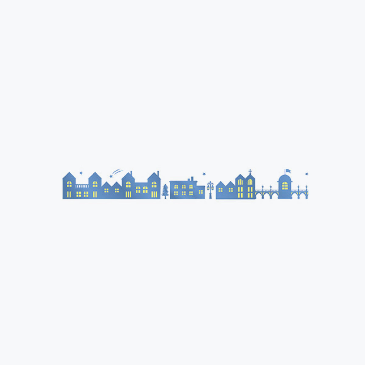 Plus - Washi Tape - Deco Rush - Kirari - 10mm - Streetscape