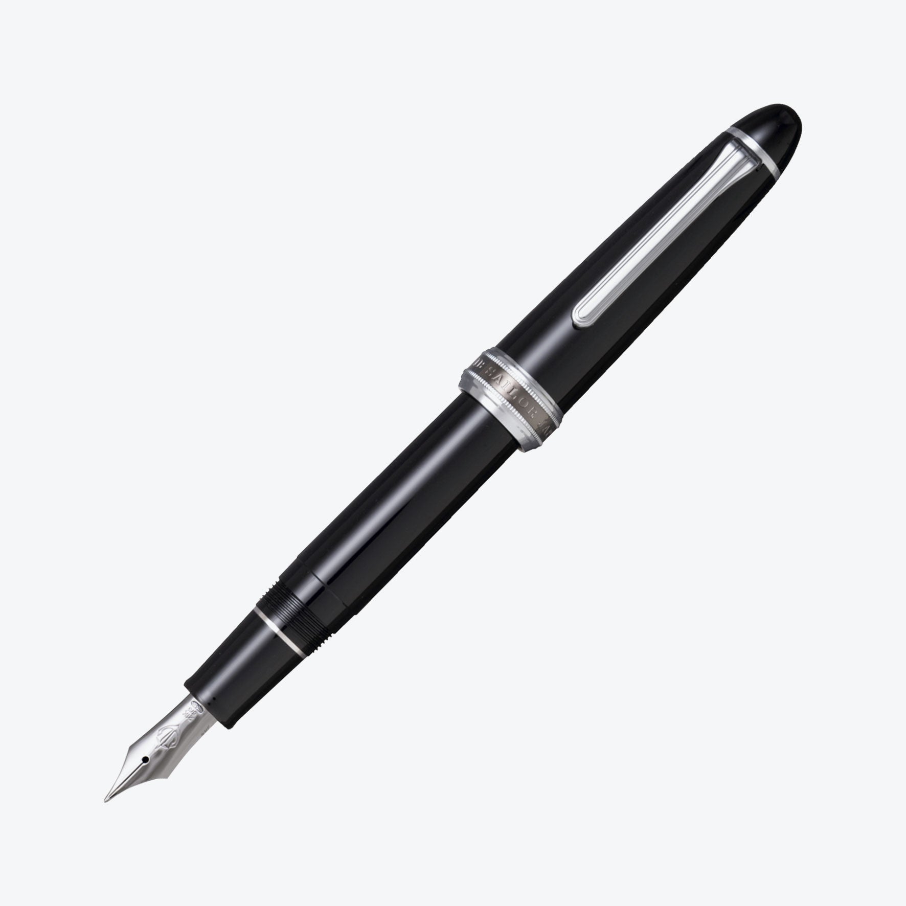 Sailor - Fountain Pen - 1911 Large - Special Nib - Naginata Togi - Black (Rhodium) (New Design)