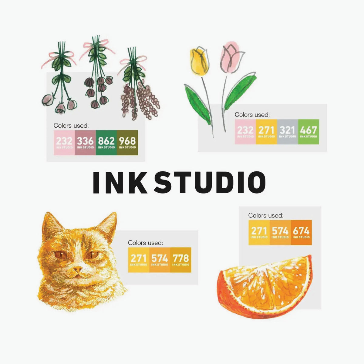 Sailor - Fountain Pen Ink - Ink Studio - Set of 50 (New Packaging)