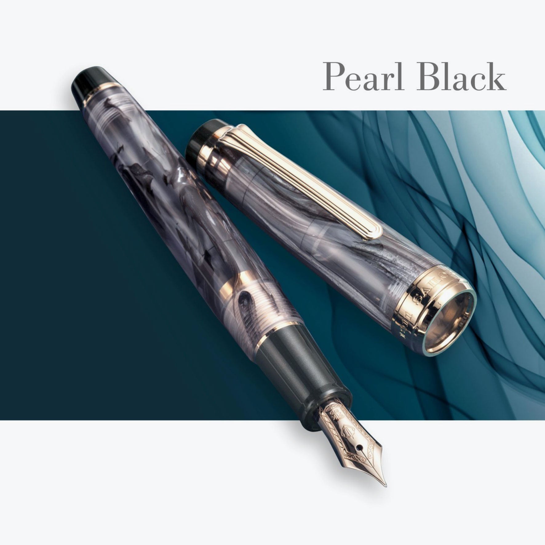 Sailor - Fountain Pen - ProGear - Veilio #4 - Pearl Black